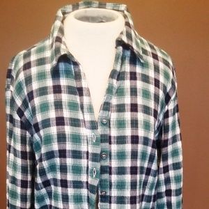 Womens Baxter & Wells Petite L plaid shirt